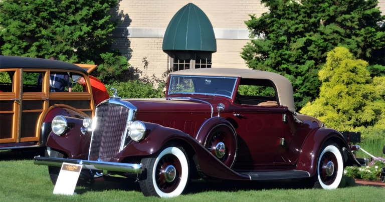 1933 Pierce Arrow Model 836 Convertible Roadster Engineerine