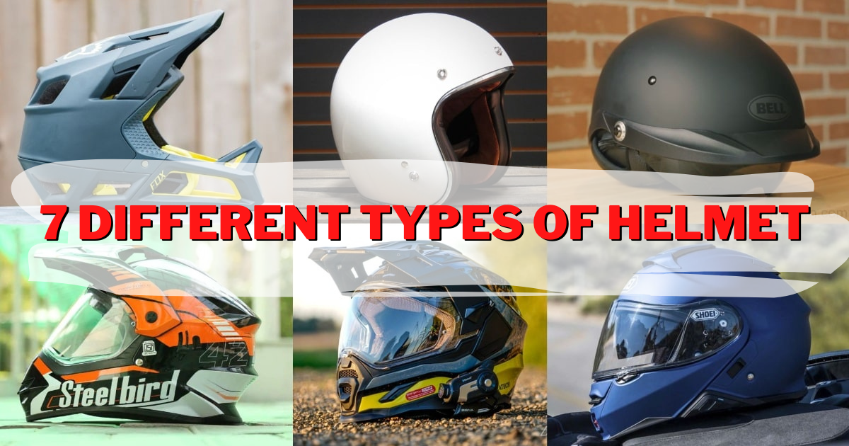 7 Different Types Of Motorcycle Helmets: What to Choose? – Engineerine