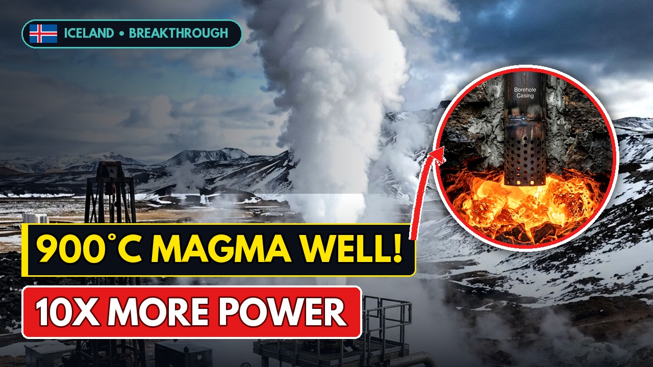 Iceland Drills Into 900°C Volcanic Magma for Power – Engineerine