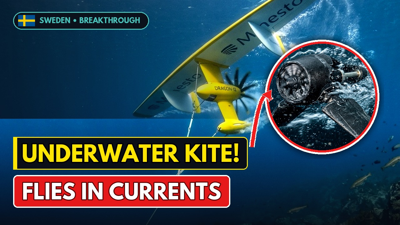 Sweden’s Underwater Kite Flies in Ocean Currents – Engineerine