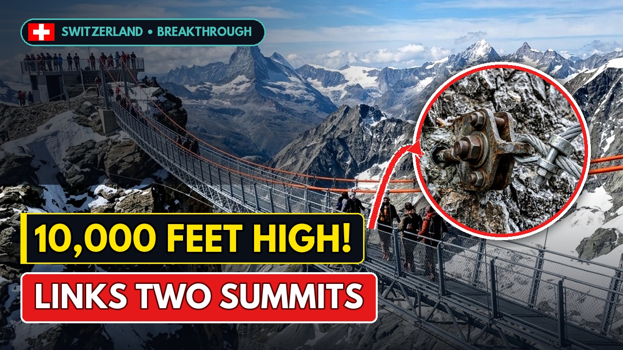 Swiss Bridge Connects Two 10,000-Foot Alpine Peaks – Engineerine