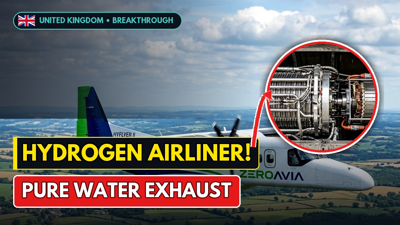 Hydrogen Fuel-Cell Plane Emits Only Water – Engineerine